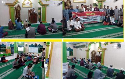Polsek Ratu Samban Gelar Pengamanan Subuh Keliling di Masjid Syuhada
