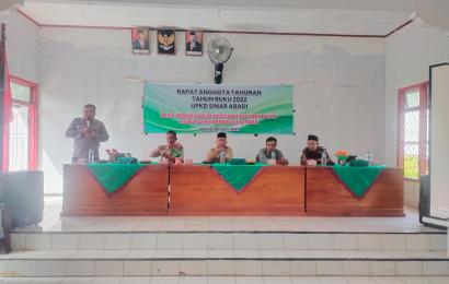 Polsek Giri Mulya Hadiri Rapat Anggota Tahunan UPKD Sinar Abadi Desa Wonoharjo