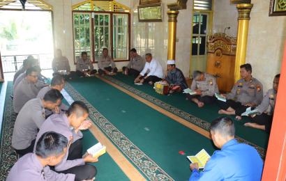Tingkatkan Iman dan Taqwa, Polres BS Laksanakan Binrohtal 