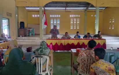 Polsek Giri Mulya Hadiri Musyawarah Rembuk Stunting dan Perubahan APBDes 2023