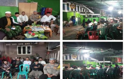 Bhabinkamtbmas Polsek Selebar Ikuti Yasinan dan Tahlilan Warga Kelurahan Sumur Dewa