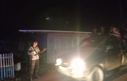 Patroli KRYD, Polsek Muara Sahung Pantau Situasi di Seputaran Wilayah Hukum