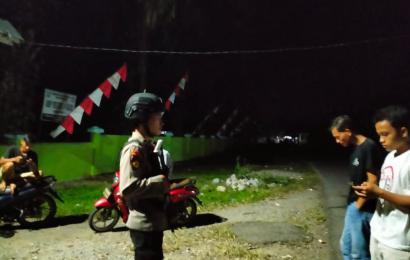 Piket Yanmas Polsek Padang Guci Hulu Laksanakan Patroli Dialogis