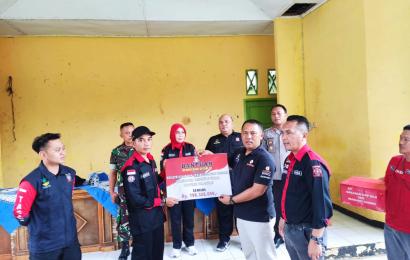 Kapolsek Air Besi Hadiri Pembentukan Pengurus Lumbung Sosial Kecamatan Air Besi