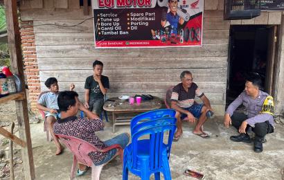 Patroli KRYD, Polsek Muara Sahung Cek Keamanan di Seputaran Wilayah Hukum