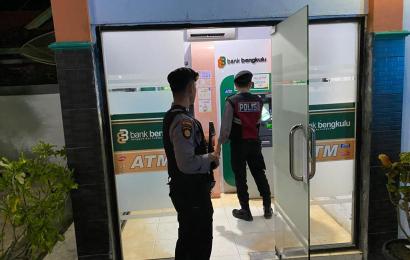 Cegah Berbagai Gangguan Kamtibmas, Sat Samapta Polres Kaur Patroli Objek Vital 