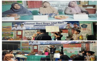 Bhabinkamtibmas Monitoring Pemilihan Ketua RT 05 Kelurahan Pondok Besi 