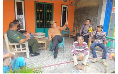 Sambang Tatap Muka, Bhabinkamtibmas Polsek Kota Padang Bersama Warga Desa Lubuk Tunjung