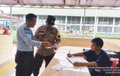 Sambang Tatap Muka Dengan Pegawai Lapas Kelas II A, Polsek Curup Sampaikan Imbauan Kamtibmas