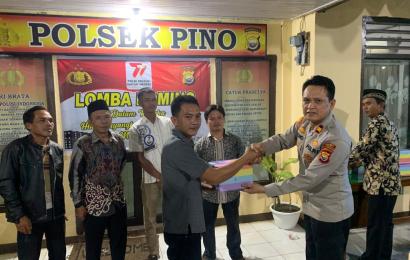 Polsek Pino Adakan Lomba Gaple (Domino) Presisi Dalam Rangka Memperingati Hari Bhayangkara ke 77 Tahun