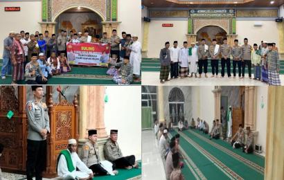 Subuh Keliling, Kapolresta Bengkulu Sambangi dan Berikan Imbaun Kepada Jemaah Masjid Al- Muhajirin 