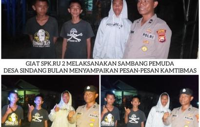 Sambang DDS Malam, Bhabinkamtibmas Berikan Jalin Silaturahmi dan Sampaikan Imbauan Kepada  Warga Binaan