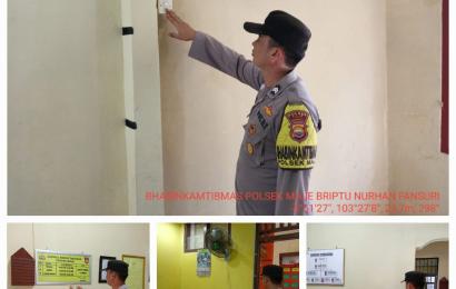 Jaga Keamanan, Polsek Jajaran Polres Kaur Cek Instalasi Listrik 