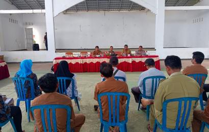 Wakapolsek Padang Jaya Hadiri Musyawarah Penyusunan APBDES Tahun Anggaran 2023