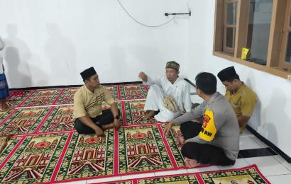Polsek Giri Mulya Pantau Kegiatan Pada Malam Takbiran