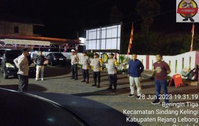 Kapolsek Sindang Kelingi Pimpin Apel Persiapan Pengamanan Malam Takbiran
