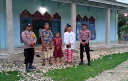 Polsek Enggano Terjunkan 12 Personel Dalam Rangka Pengamanan Salat Iduladha 1444 H