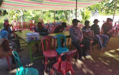 Wujud Dukacita, Kapolsek Enggano Laksanakan Kegiatan Sambang Duka