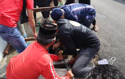 Polres Rejang Lebong Laksankan Pemotongan dan Pembagian Daging Hewan Kurban 