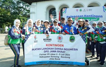 Kontingen FORNAS VII 2023 Provinsi Jawa Barat, Minggu (2/7)