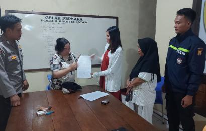 Polsek Kaur Selatan Mediasi Terkait Kesalahpahaman Warga