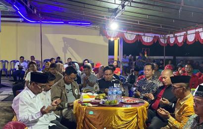 Mempererat Jalinan Kemitraan,  Polsek Lubuk Pinang Gelar Syukuran HUT Bhayangkara Ke 77 Bersama Masyarakat 