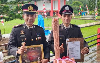 Polsek Padang Jaya Juara 1 Kebersihan Mako Tingkat Polres Bengkulu Utara 