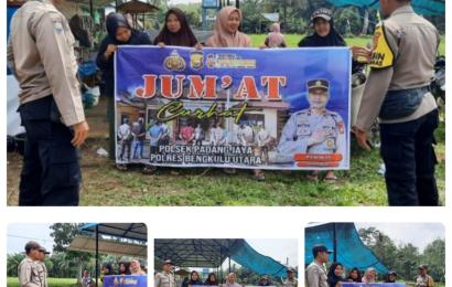 Rekatkan Polisi dengan Masyarakat, Polsek Padang Jaya Gelar Program Jumat Curhat
