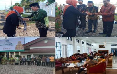 Polresta Bengkulu Pengamanan Kedatangan Gubernur Jawa Timur Khofifah  