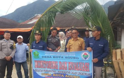 Bhabinkamtibmas Polsek Lebong Utara Hadiri Monitoring dan Evaluasi Penggunaan Dana Desa