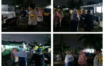 Malam Hari, Polsek Muara Bangkahulu Patroli Keliling