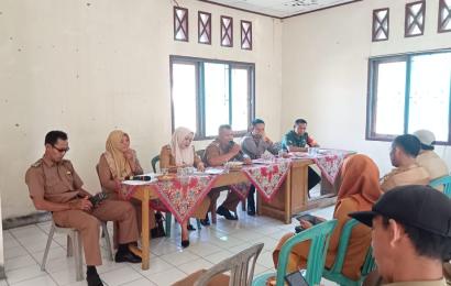 Kapolsek Kaur Tengah Hadiri Rapat Persiapan Kunjungan Gubernur Bengkulu