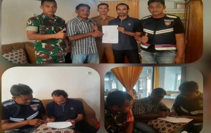 Salah Paham, Bhabinkamtibmas Polsek Teluk Segara Gelar Problem Solving Warga Binaannya