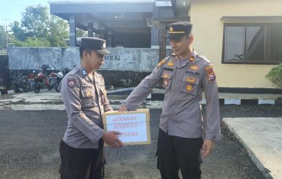 Indahnya Berbagi, Polsek Giri Mulya Gelar Sedekah Bersama