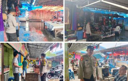 Patroli, Polsek Ratu Samban Sasar Pedagang dan Pengunjung Pasar