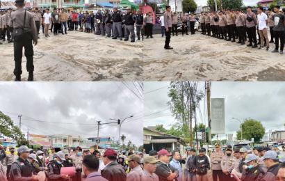 70 Personel Polresta Bengkulu Lakukan Pengamanan Terhadap Eksekusi Objek Perkara Perdata