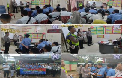 Cegah Aksi Balap Liar, Sat Lantas Polresta Bengkulu Gelar Sosialisasi Tertib Berlalu Lintas