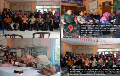 Bhabinkamtibmas Kelurahan Surabaya Hadiri Sosialisasi Pembentukan Kampung KB