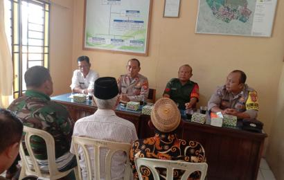 Wujudkan Kamtibmas yang Kondusif, Polsek Kota Manna Laksanakan Silaturahmi Bersama Lurah dan Tomas