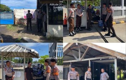 Sat Samapta Polresta Bengkulu, Patroli Mobiling di Kawasan Industri 