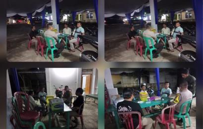 Cegah Gangguan Kamtibmas, Personel Polsek Muara Bangkahulu Patroli Sambang