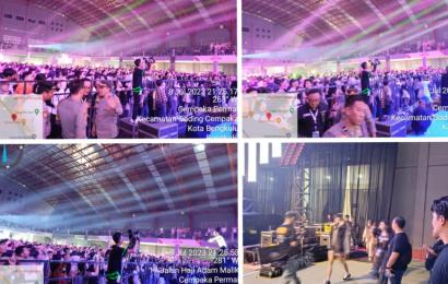 Polresta Bengkulu Kerahkan 115 Personel Amankan Konser Vierratale di Sportatorium UMB