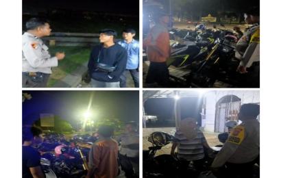 Patroli Mobiling, Polsek Teluk Segara Berikan Imbauan Waspada Terhadap Pencurian Ranmor