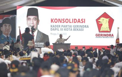 Konsolidasi Akbar Kader Gerindra 