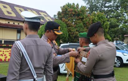 Polres Lebong Apel Gelar Pasukan Ops Patuh Nala 2023