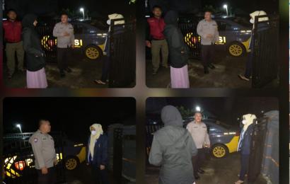 Tingkatkan Keamanan di Wilyah Hukum, Polsek Muara Bangkahulu Patroli Malam Hari
