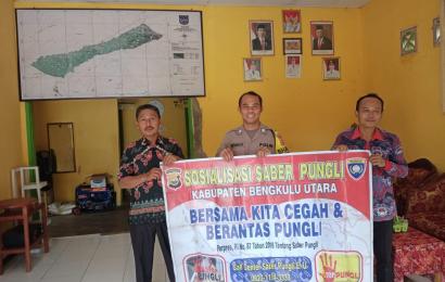 Berantas Pungutan Liar, Polsek Giri Mulya Lakukan Sosialisasi
