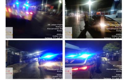 Polsek Ratu Agung Patroli Mobiling dan Dialogis di Wilayah Hukum