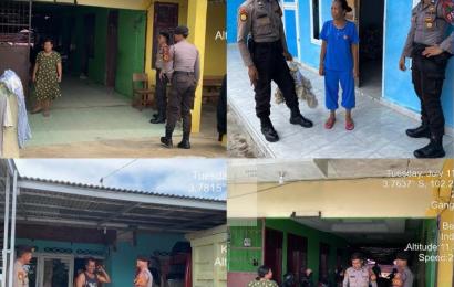 Siang Hari, Sat Samapta Polresta Bengkulu Patroli Mobiling di Seputaran Kota Bengkulu