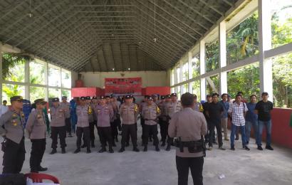 Polsek Batiknau Melakukan Penebalan Pengamanan Pemilahn Calon Ketua APDESI 